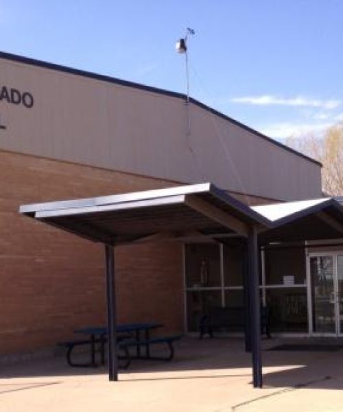 wildorado-texas-Wildorado School Entrance